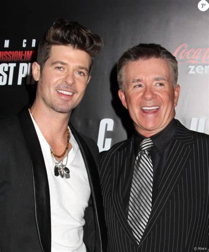 Alan Thicke and Robin Thicke Celebrity Dads With LookAlike Sons