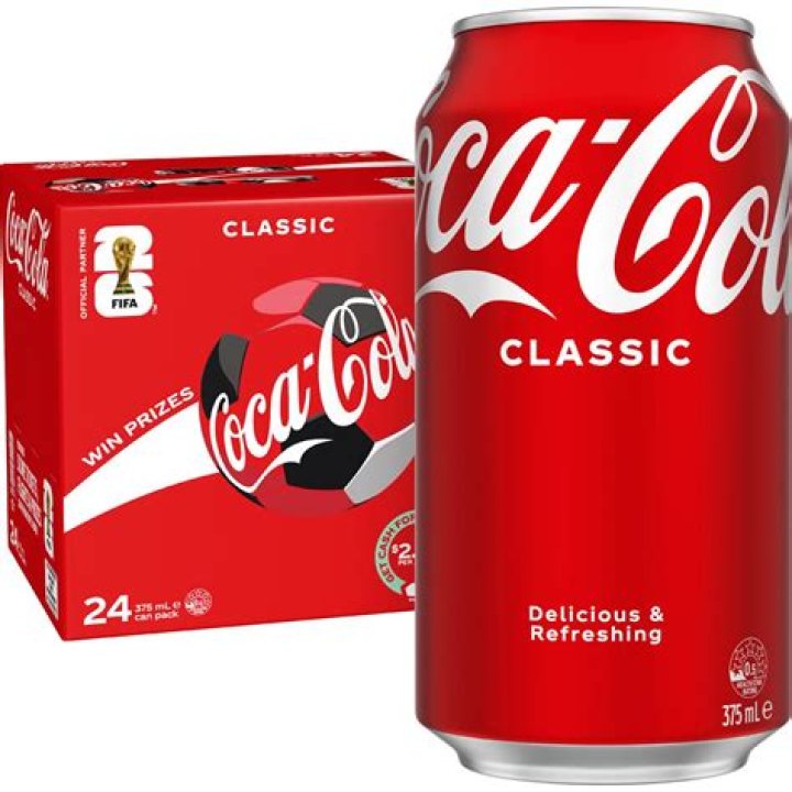 Coca Cola Classic Soft Drink Can 375ml Woolworths