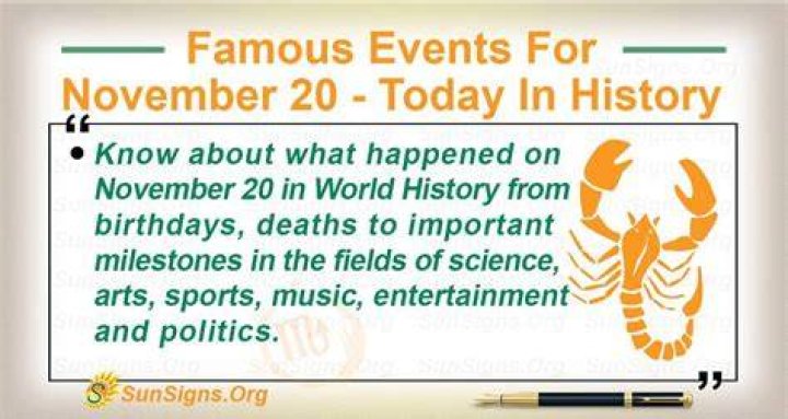 November 20 History